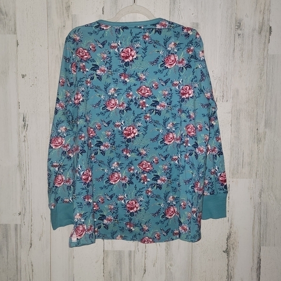 🧡NWT Vera Bradley Cotton Floral Pajama Top - Picture 5 of 5